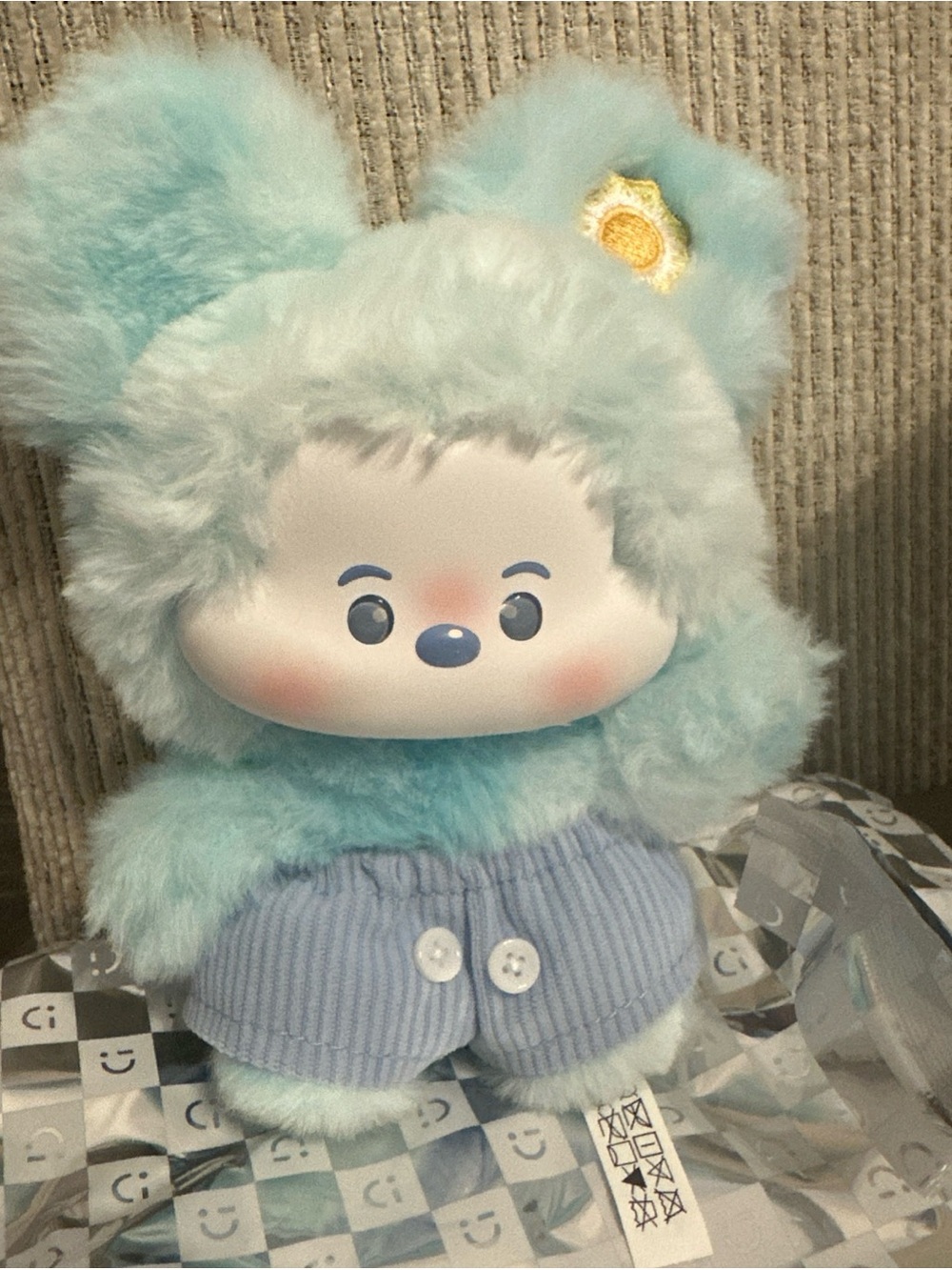 MINISO Disney Mickey Head in The Clouds Vinyl Plush Pendant-Sunny Sky - Picture 2 of 8